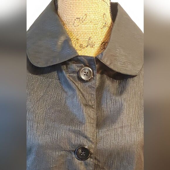 J. Richards International Long Wool Raincoat Sz 12 - Picture 7 of 15
